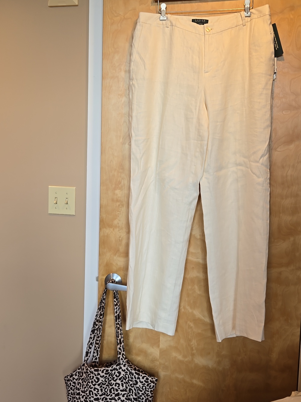 NWT Womens LAUREN Ralph Lauren Linen Pant